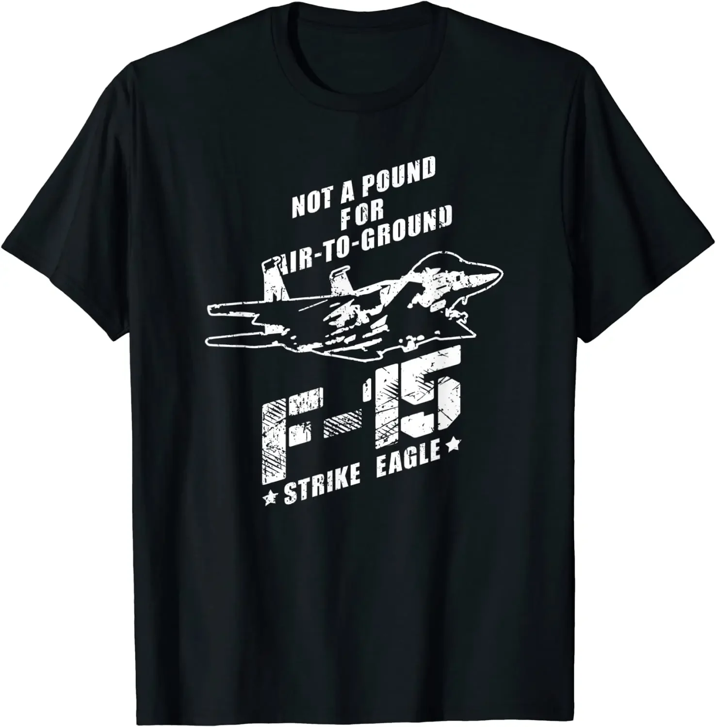 USAF F-15 Strike Eagle Fighter Jet T-Shirt 100% Cotton O-Neck Short Sleeve Summer Casual Mens T-shirt Streetwear