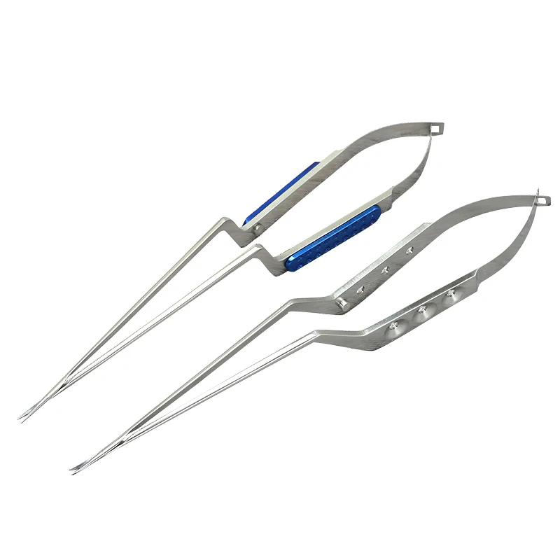 

Brain Scissors Neurosurgery Gun-Shaped Scissors Spring Stainless Steel Surgical Scissors Straight Head Elbow Gun-Shaped Scissors