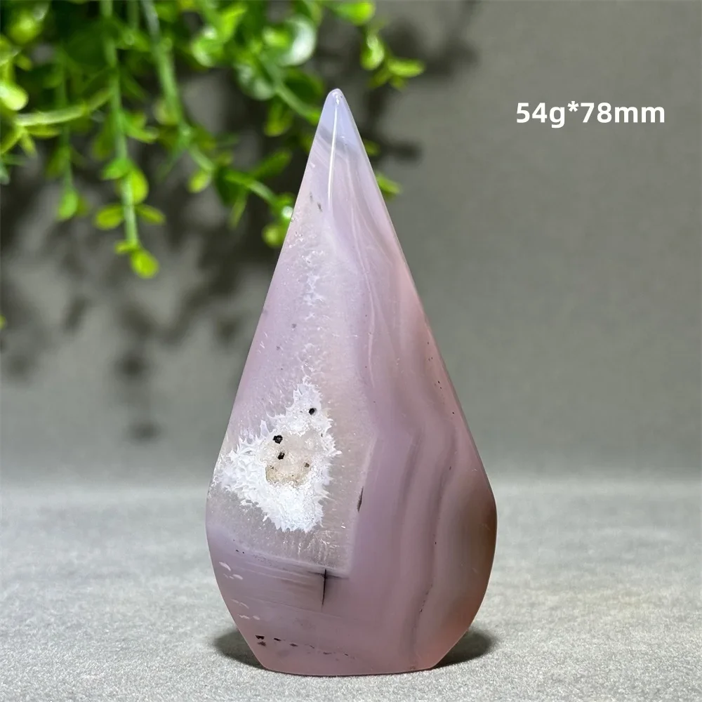 Natural High-Quality Pink Agate Crystal Cave Free-Form Crystal Ornaments Home Aura Spiritual Meditation Witchcraft Healing