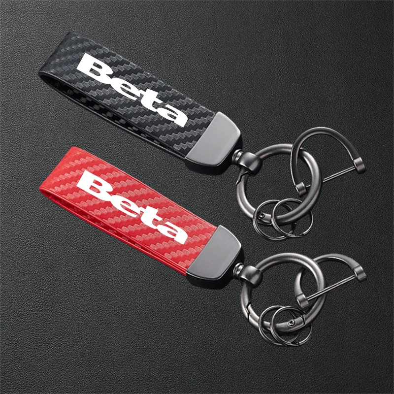 For Beta Evo 250 300 80 Junior Senior RR 125 200 350 390 430 450 480 2T SM 4T LC 50 Enduro Motorcycle Carbon Fiber Keychain