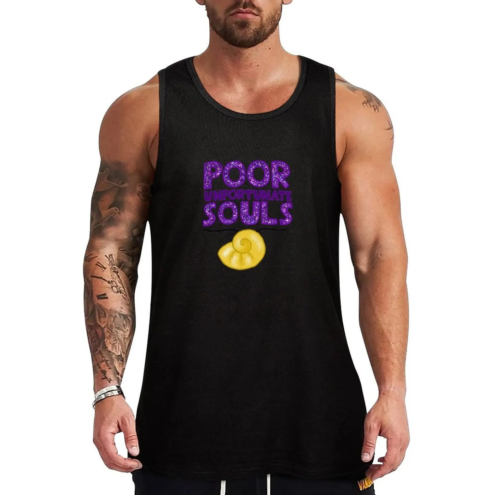 

Poor Unfortunate Souls (glitter) Tank Top sports suits Vest summer