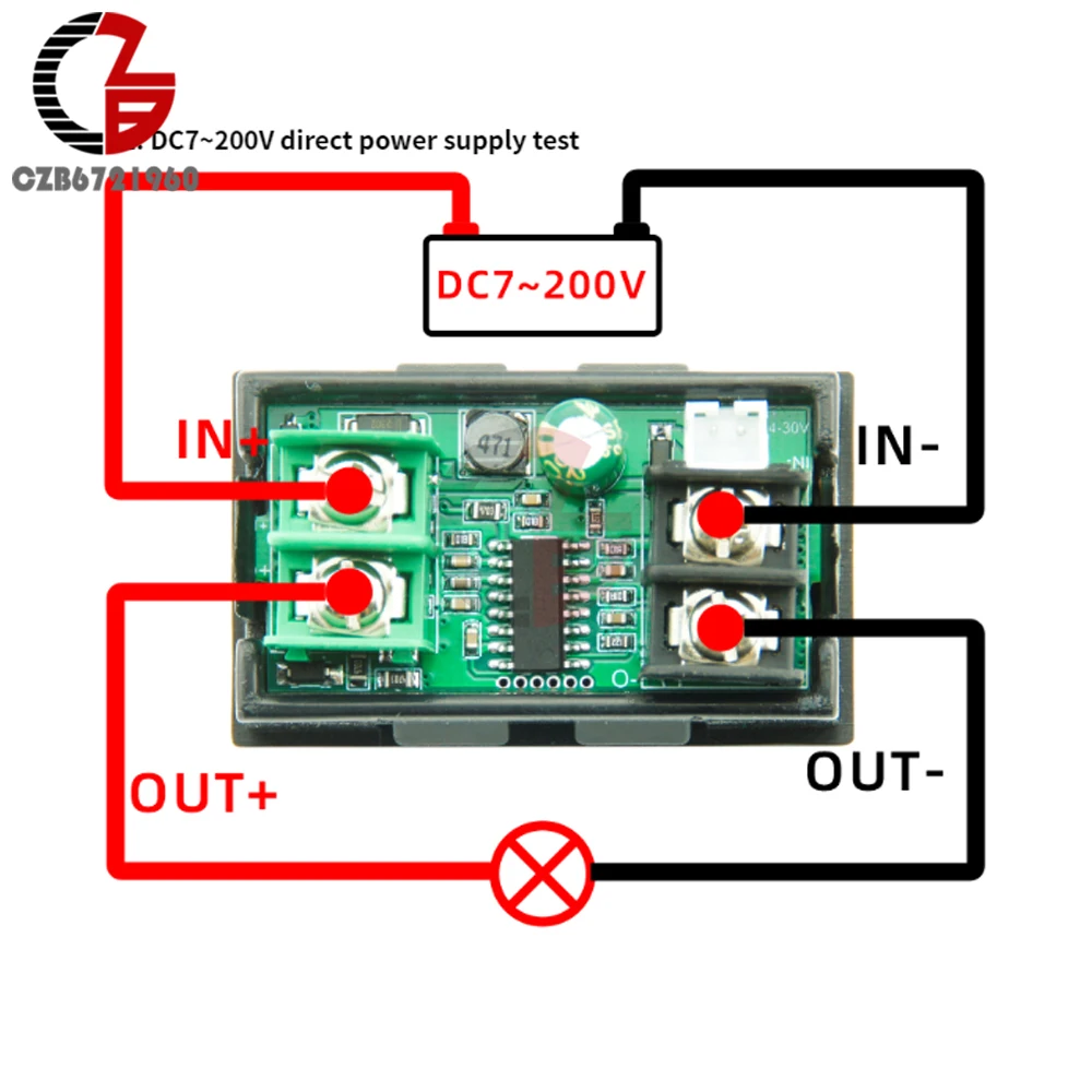 DC 0-200V Digital Voltmeter Ammeter 8 IN 1 Multifunction Tester IPS LCD Voltage Current Power Energy Battery Capacity Test Meter