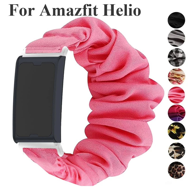Bande élastique en tissu de 20 mm 22 mm pour Amazfit Helio/Neo/Active 2/Bip 6 5 3/GTR 4/GTS4 3 2 Mini/Balance 2/T-Rex 3 Pro 48 mm