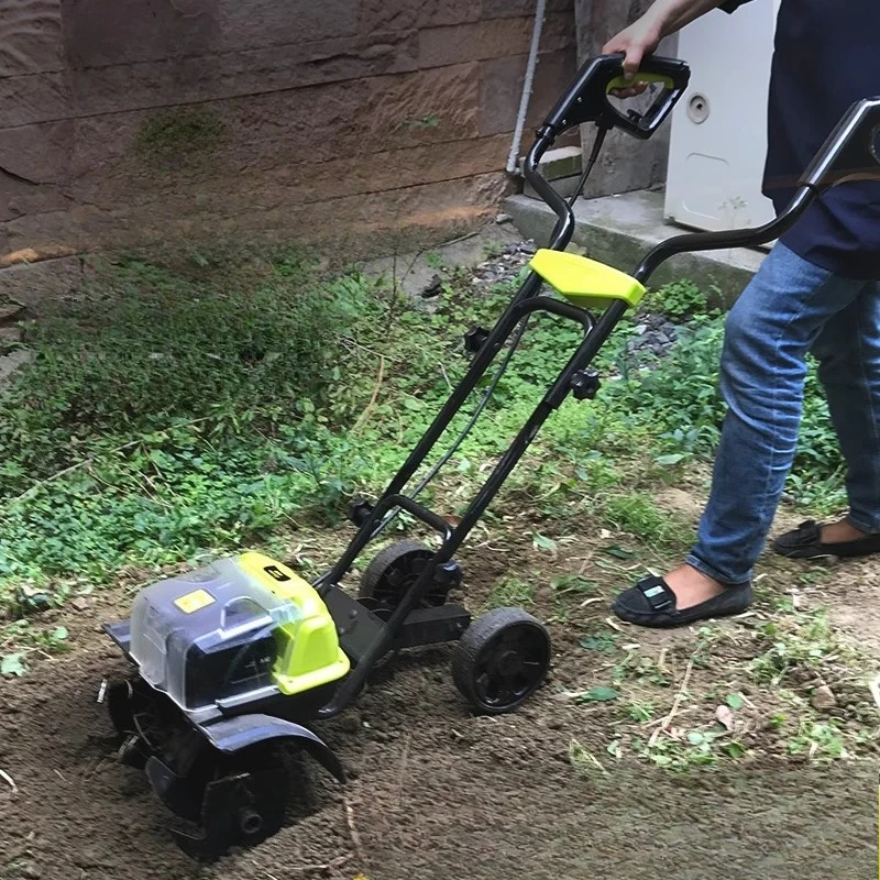

40V lithium battery brushless micro tiller electric agricultural tiller small household soil turning