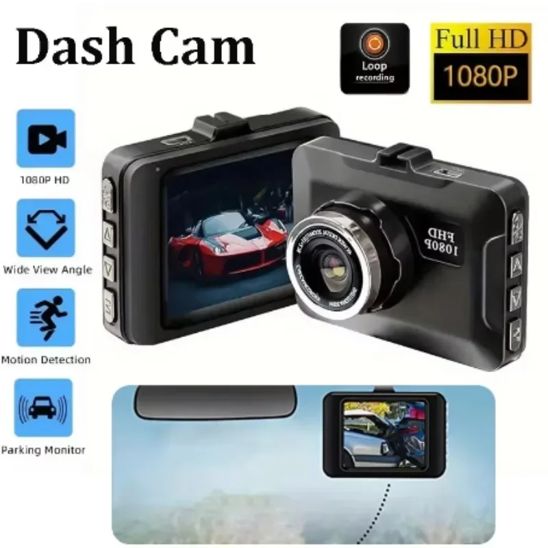 

Car DVR FHD 1080P Night Vision Upgraded 2.0 Inch Mini Car Screen Dash Camera Night Vision Dashboard Camera Parking Monitor