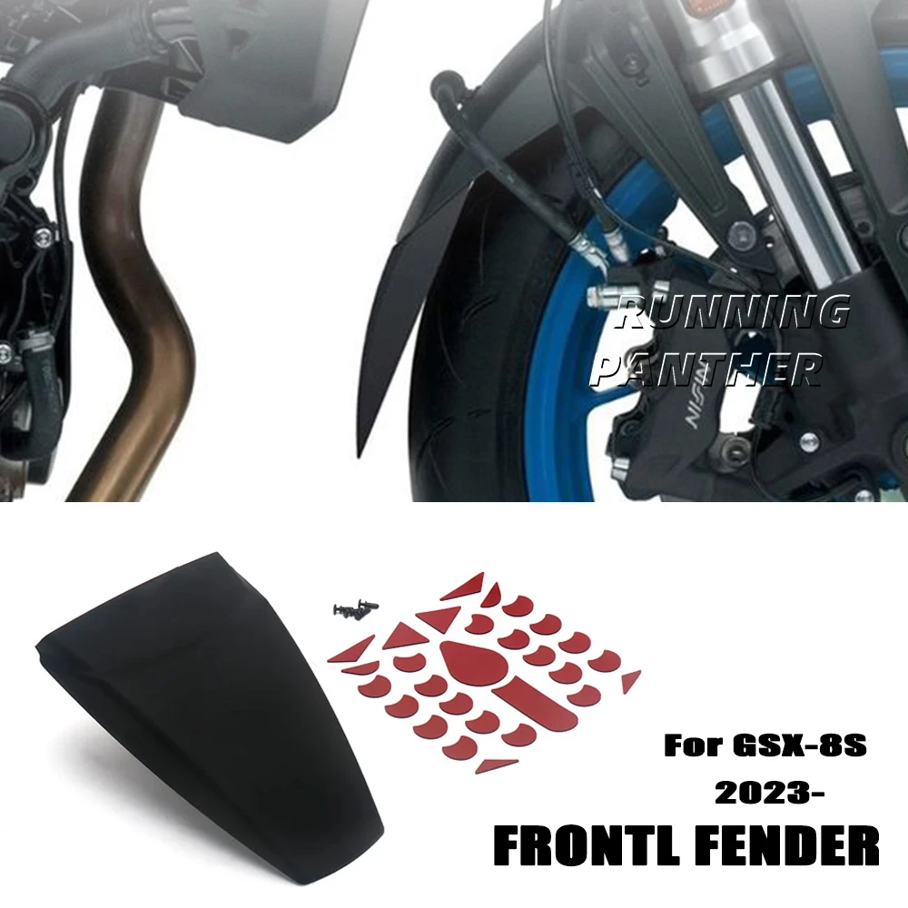 Motorcycle Accessories Front Mudguard Fender Extension Engine Defense Mud Guard For Suzuki GSX-8S GSX8S GSX 8S gsx-8s 2023 2024