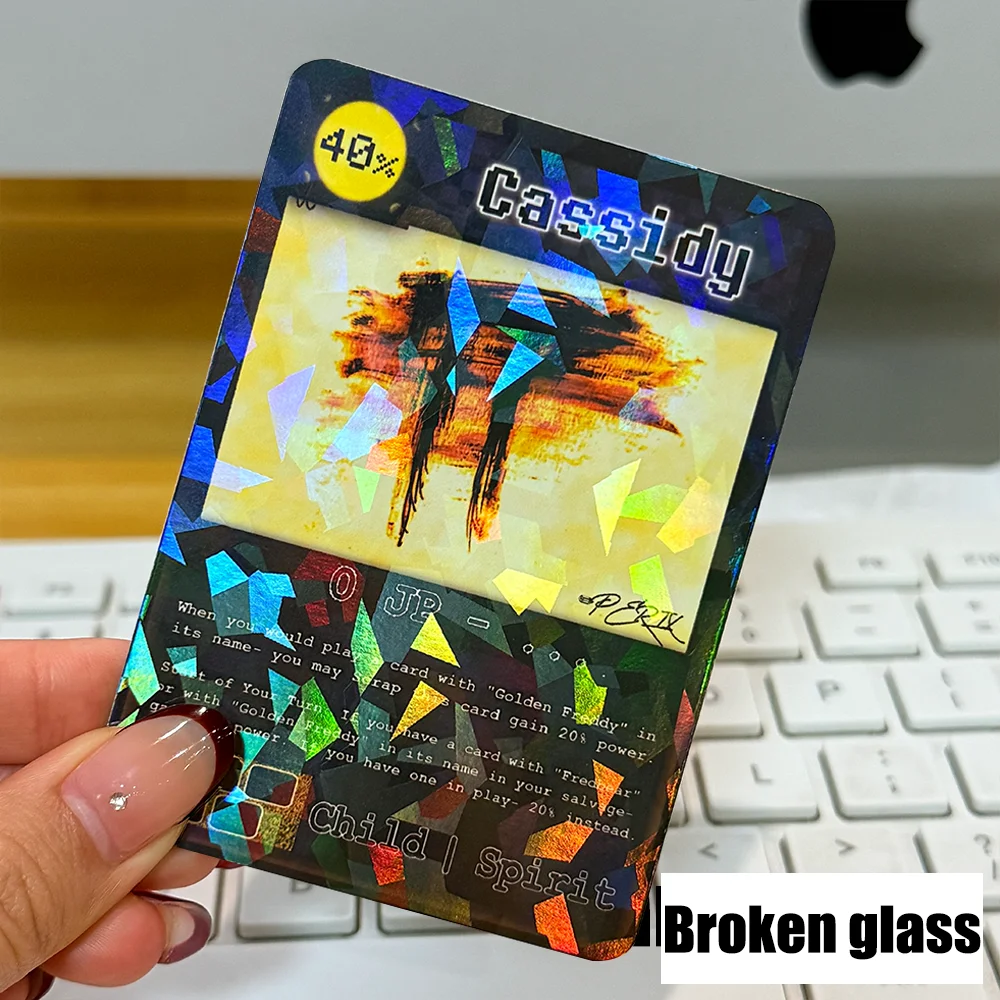 การ์ดเกมแบบกำหนดเอง ฟอยล์/การ์ดธรรมดา DIY TCG การ์ดส่วนตัว เกมกระดาน เกมปาร์ตี้ MTG/PTCG สำหรับรูปภาพใดก็ได้