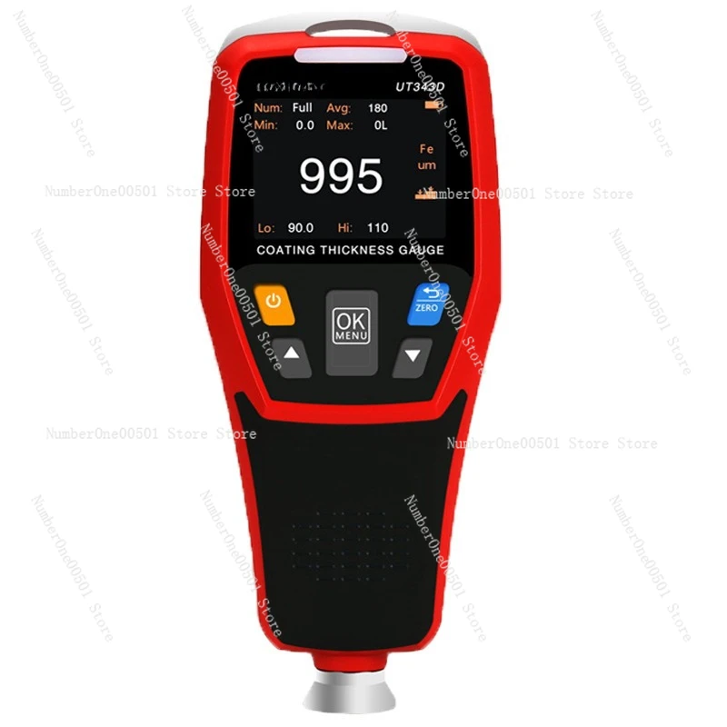 UT343D Coating Thickness Gauge Second-hand automobile paint surface detector Paint thickness measurement meter Paint film meter