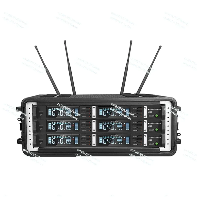 

Hanrui PE plastic portable air case power amplifier 4U microphone receiver ABS cabinet wireless microphone 6U chassis