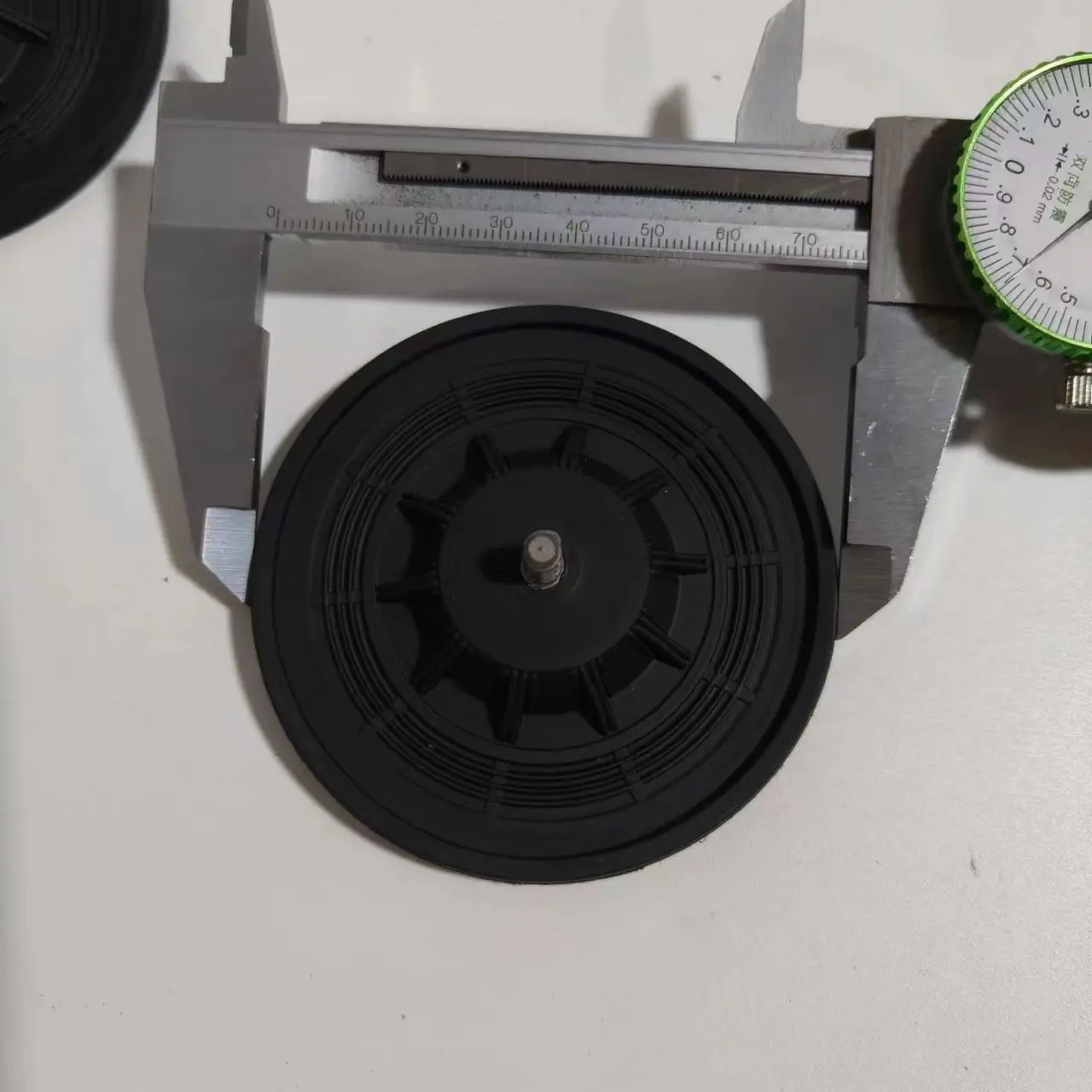 78mm outer diameter threaded M5 KNF vacuum pump diaphragm, available in various sizes for selection. Please feel free to inquire