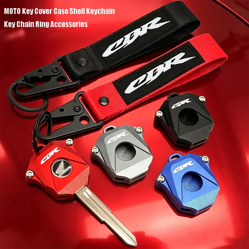 Moto Accessories Key Cover Case Shell Keychain Key Chain Ring For Honda CBR1000RR CBR600RR CBR900RR CBR929 CBR900 CBR 893 900 RR