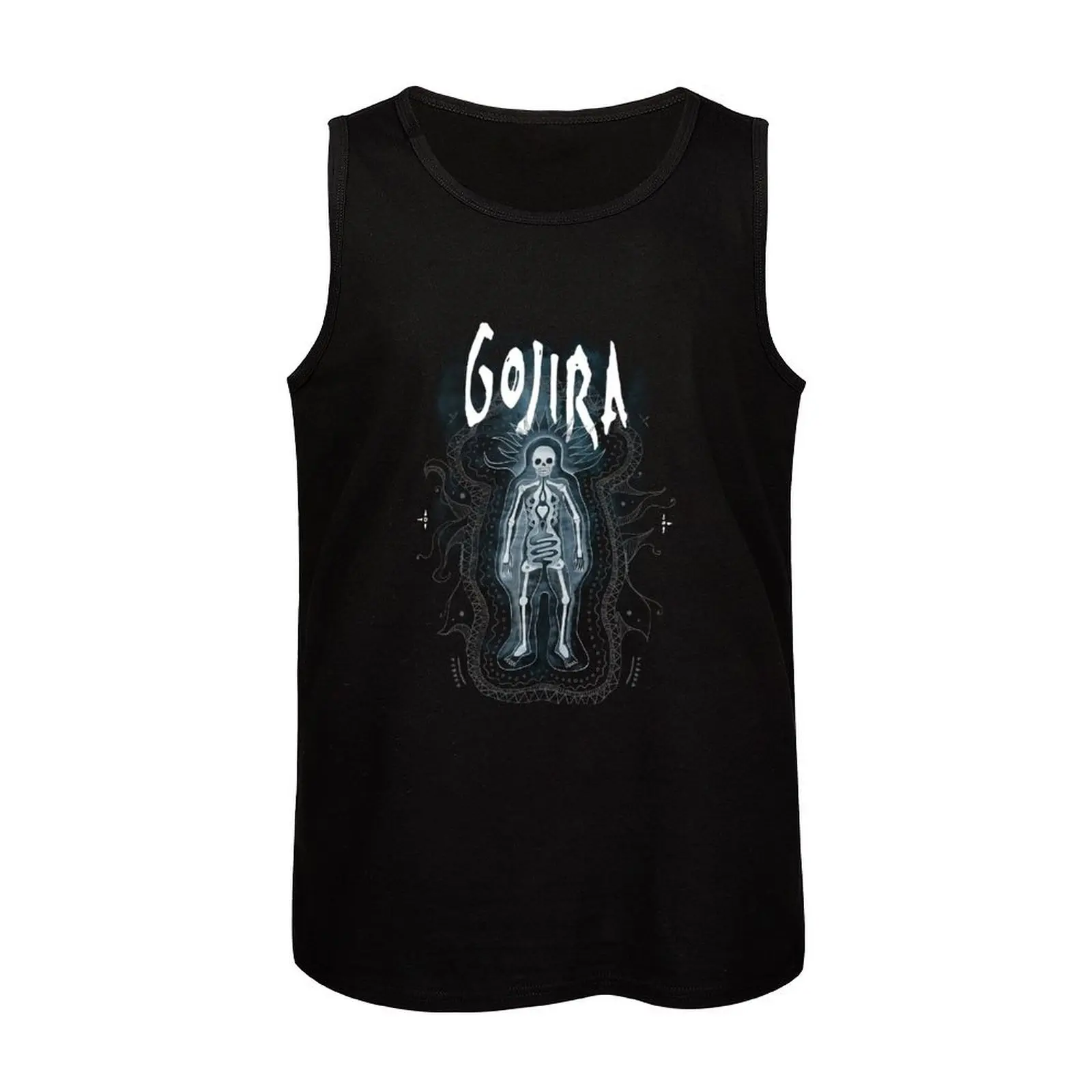 dfadt46>>gojira, gojira,gojira,gojira, gojira,gojira Tank Top singlets for men Men's gym articles Men's vest