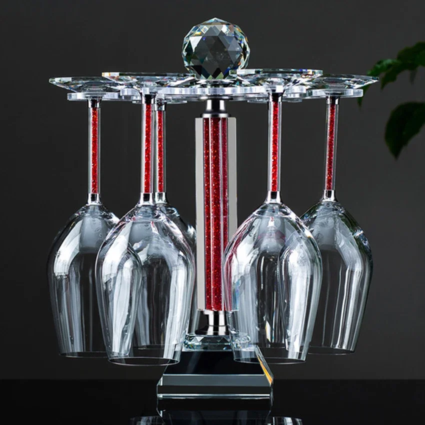 Crystal Wine Glasses, Creative Goblet Glass Cup, Diamond Drinking Glasses, Bar, Hotel Party, Home, Wedding Decoration Accessory