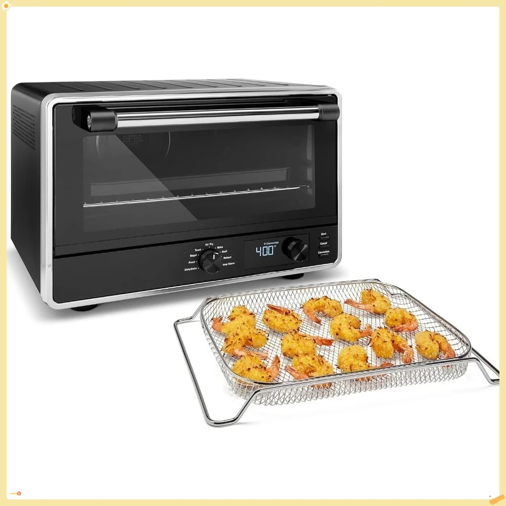 

Digital Air Fry Countertop Oven, Black Matte 16"D x 17"W x 11.3"H
