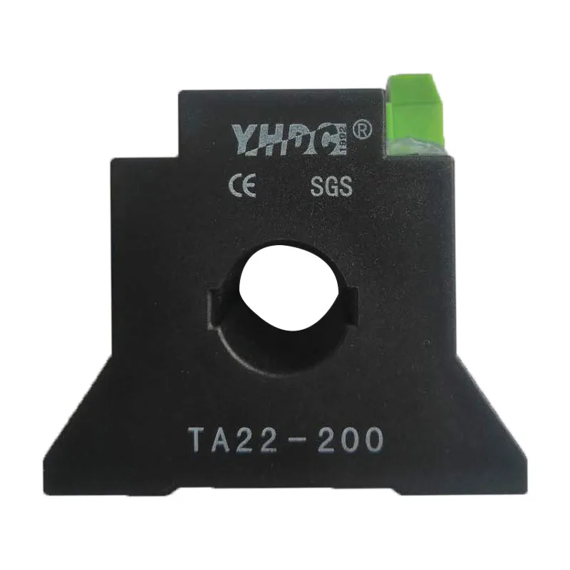 YHDC TA22-100/200/300/400/500 Input 80A/100A/150A/200A Output 80mA/50mA/20mA Through Core Precision Current Transformer