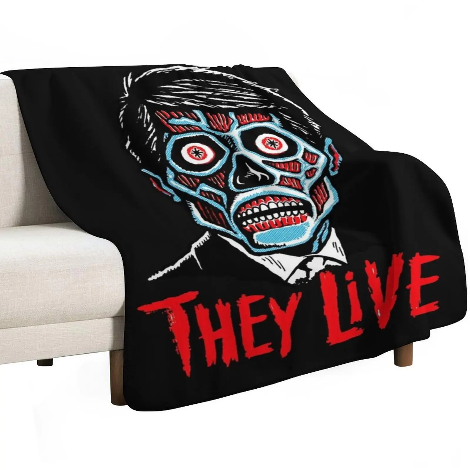THEY LIVE!!! Essential Throw Blanket Flannels Decorative Sofa Luxury Throw Stuffeds Luxury blankets and throws Blankets