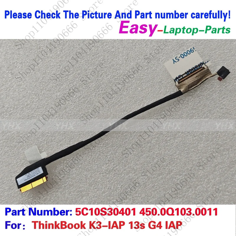 

Компоненты ноутбука, новый для Lenovo ThinkBook K3-IAP 13s G4 IAP EDP CABLE 5C10S30401.