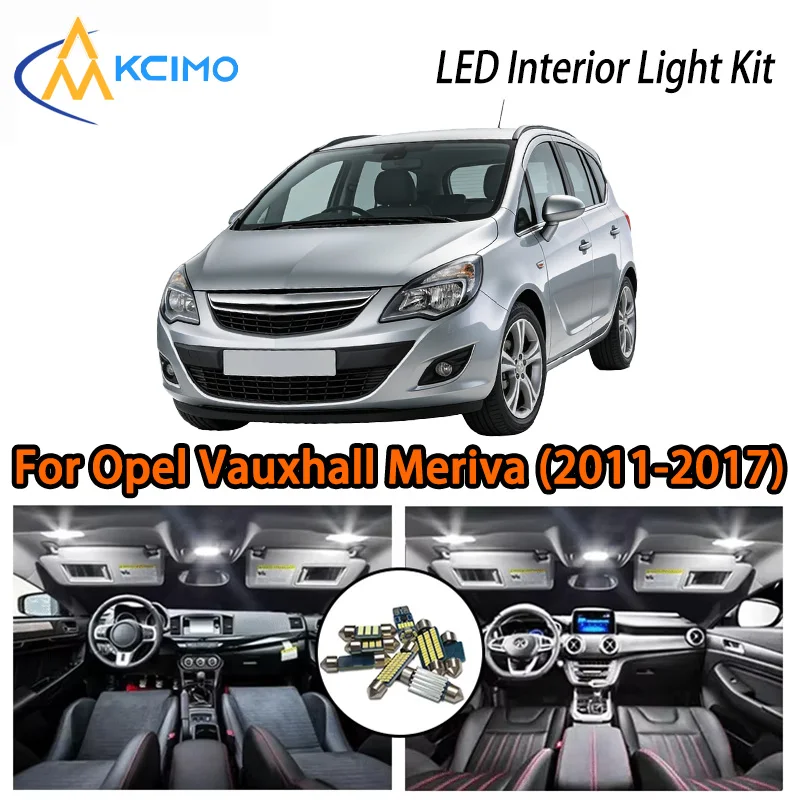 

KCIMO For Opel Vauxhall Meriva B(2011-2017) Premium LED Interior Kit - 2 Colors , Quick Installation, Long-Lasting