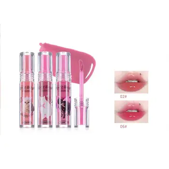 FLORTTE Lip Plumper Gloss Essence hydratační korejská rtěnka Lip Oil Lip Glaze Base pro tmavé rty 10 nejlepší prodej báze lesku na rty - №4