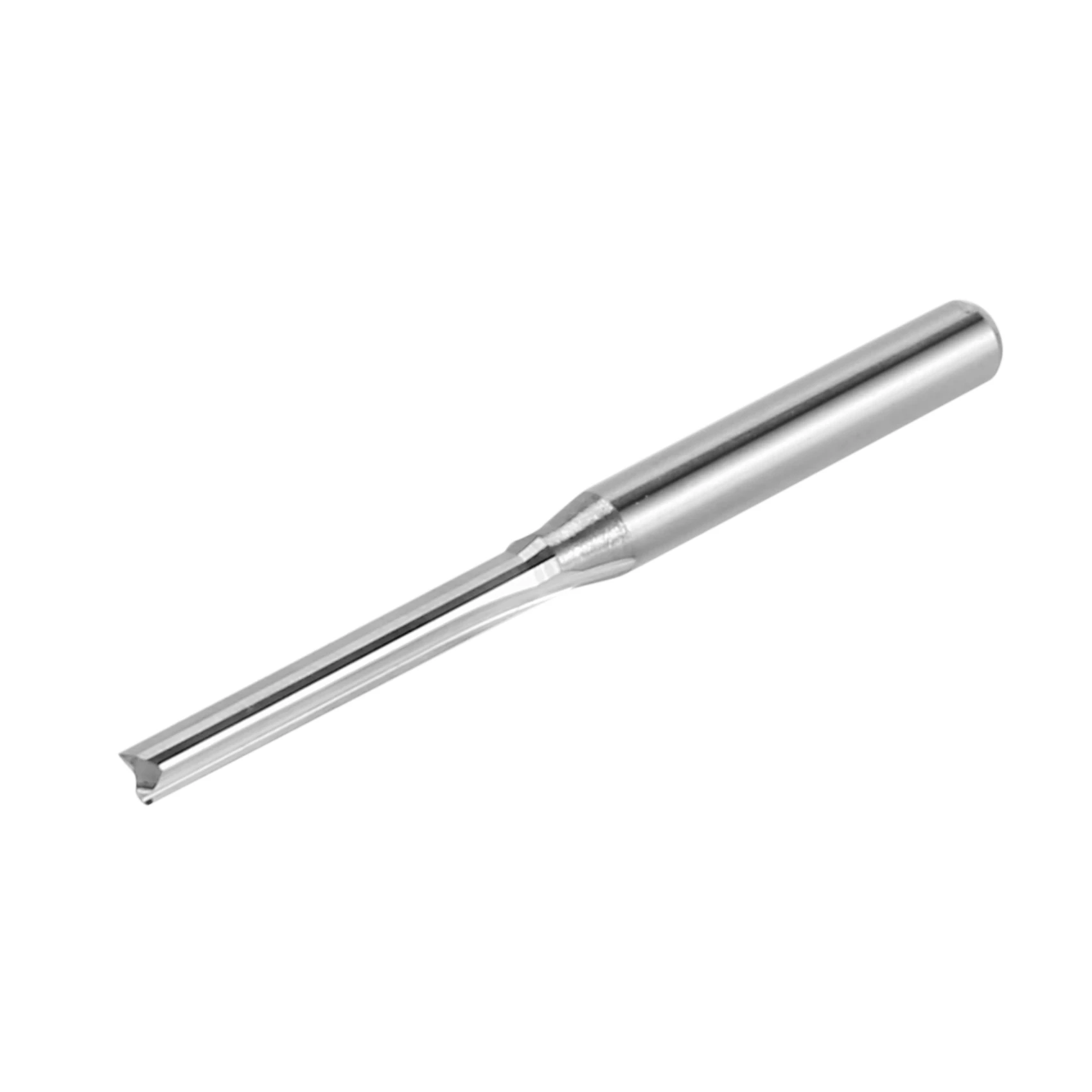 10 pezzi due flauti frese dritte frese a fessura dritta taglierina per legno due doppie punte a flauto muslimate per Router CNC