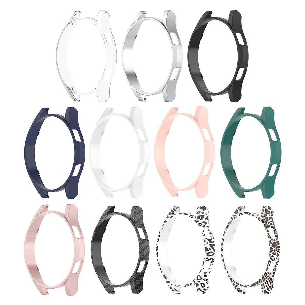 ฝาครอบนาฬิกาสำหรับ Samsung Galaxy Watch fe/ 4 40mm PC ครึ่งเคสป้องกันรอยขีดข่วนกรอบปกป้องครึ่งกรอบ