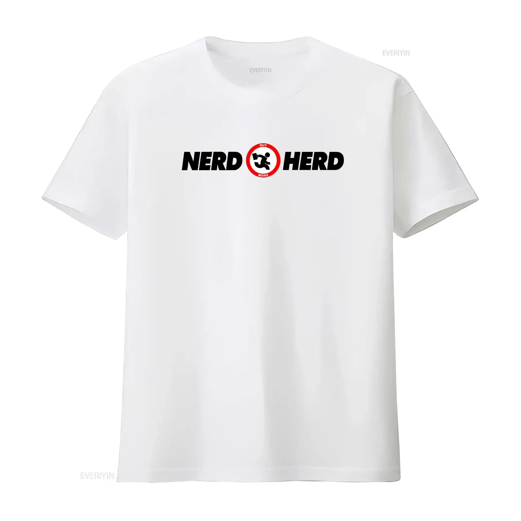 Adult Black Chuck TV Show Action Comedy Nerd Herd Buy More Logo Cosplay T Shirt vintage Washed Casual Breathable Comfortable