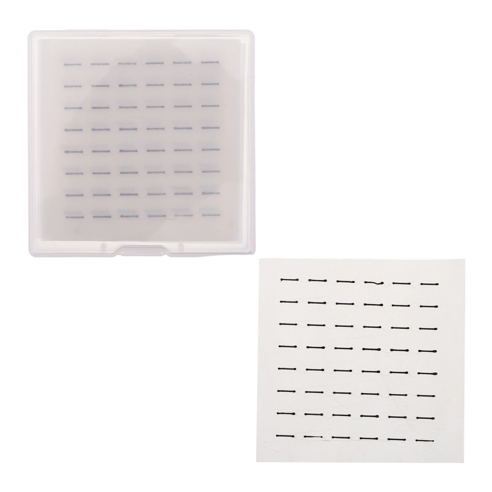

144 6mm Black Reusable Self Adhesive Eyelash Strips Waterproof Sweatproof lash adhesive strips eyelash for eyelashes