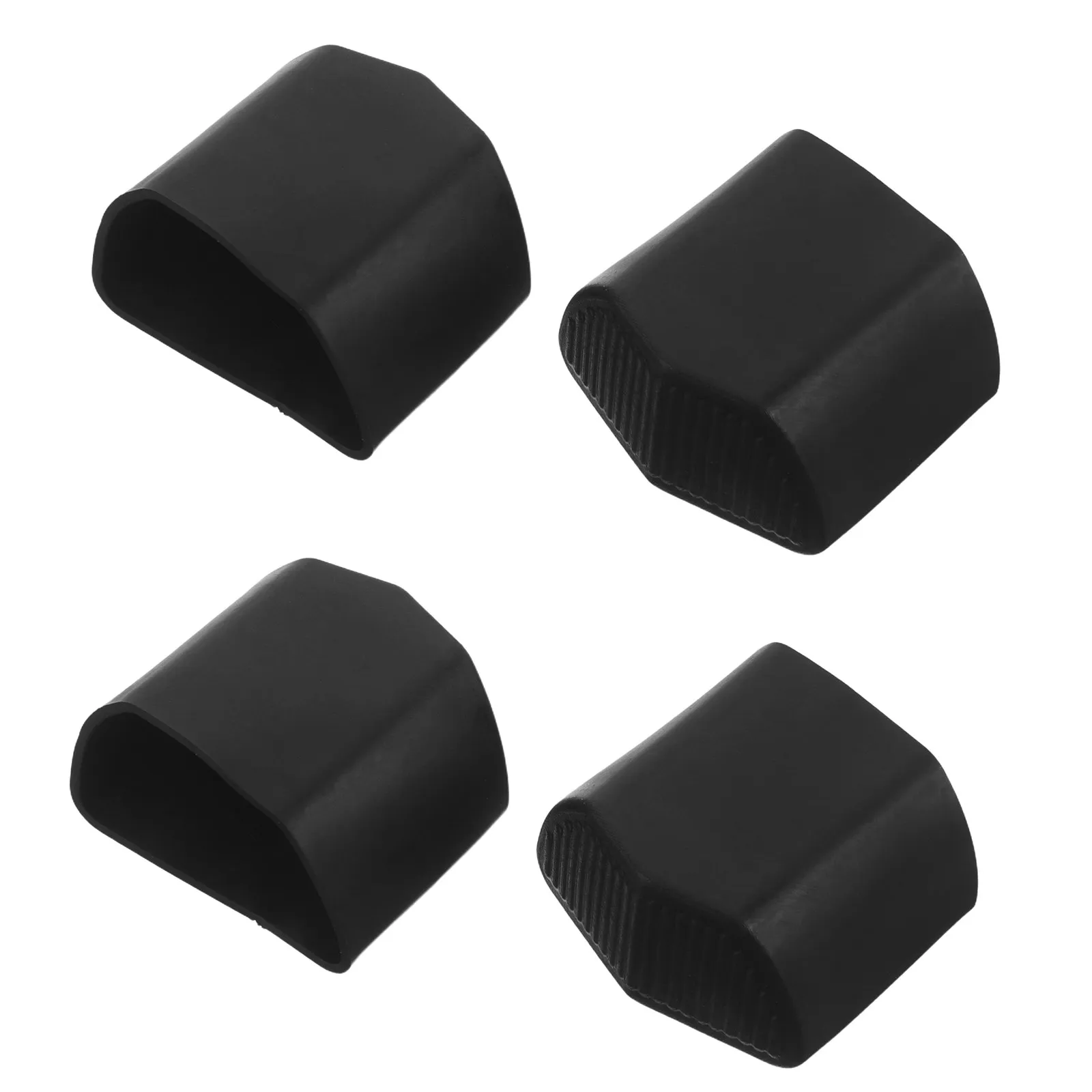 4Pcs Silicone Ladder Foot Rubber Pad For Ladder Safety Decor Caps Non Skid Pads Step Floor Protector Stability