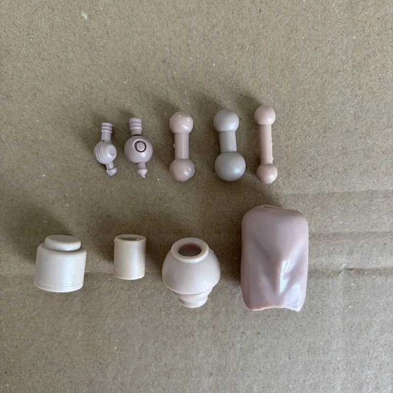 9 piezas de accesorios para cuerpo masculino y femenino a escala 1/6: cuello, manos, pies, conectores compatibles con figuras de acción HT DAM COO, articulaciones para cuerpo de soldado.