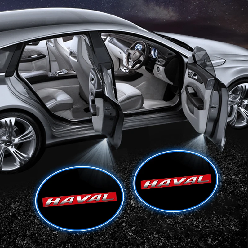 

Car Door LED HD Welcome Courtesy Shadow Projector Lamp Logo Light For Great Wall Haval H3 H5 M4 Poer Voleex C30 Hover 5 Cannon
