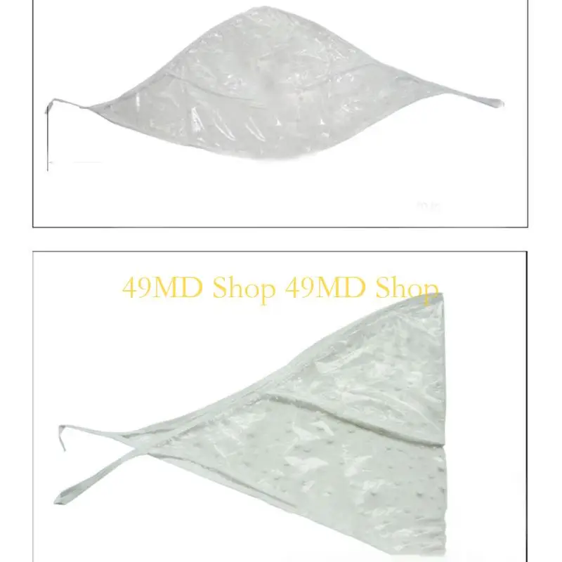 49MD PVC HAIR HAT لظروف الطقس الممطرة في الهواء الطلق استخدام غطاء محرك السيارة واضحة