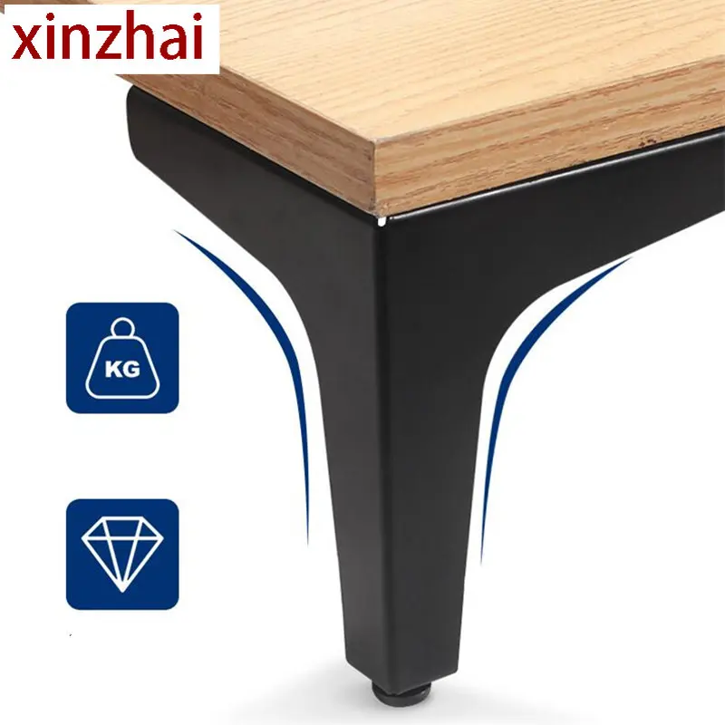 4pcs Metal Mofa Foot Cabinet Bedside Table Slanted Leg Three-pronged Right-angle Furniture Legs Coffee Table Support Leg