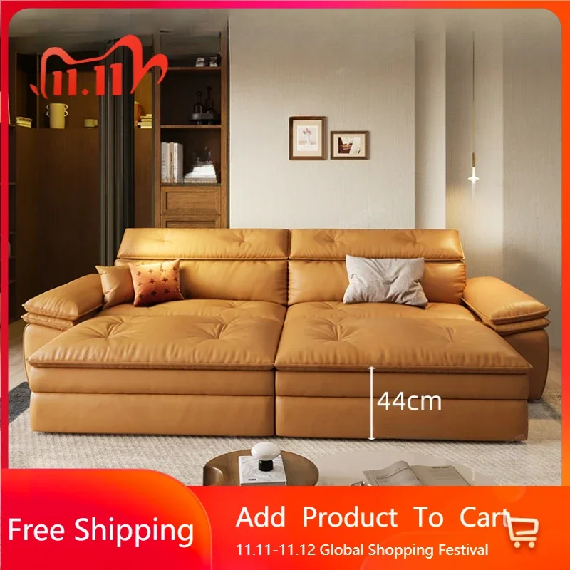 

Lounge Electric Nordic Sofa Convertible Portable Luxury Leather Couch Bed Designer Italian Modern Bedroom Nordic Home Furniture