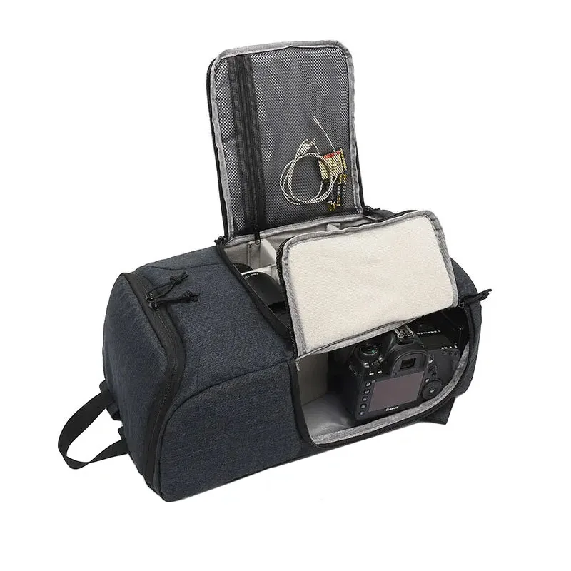 Waterproof Camera Bag Photo Cameras Backpack For Canon/Nikon/Sony/Xiaomi Laptop DSLR Portable Travel Tripod Lens Pouch Video Bag