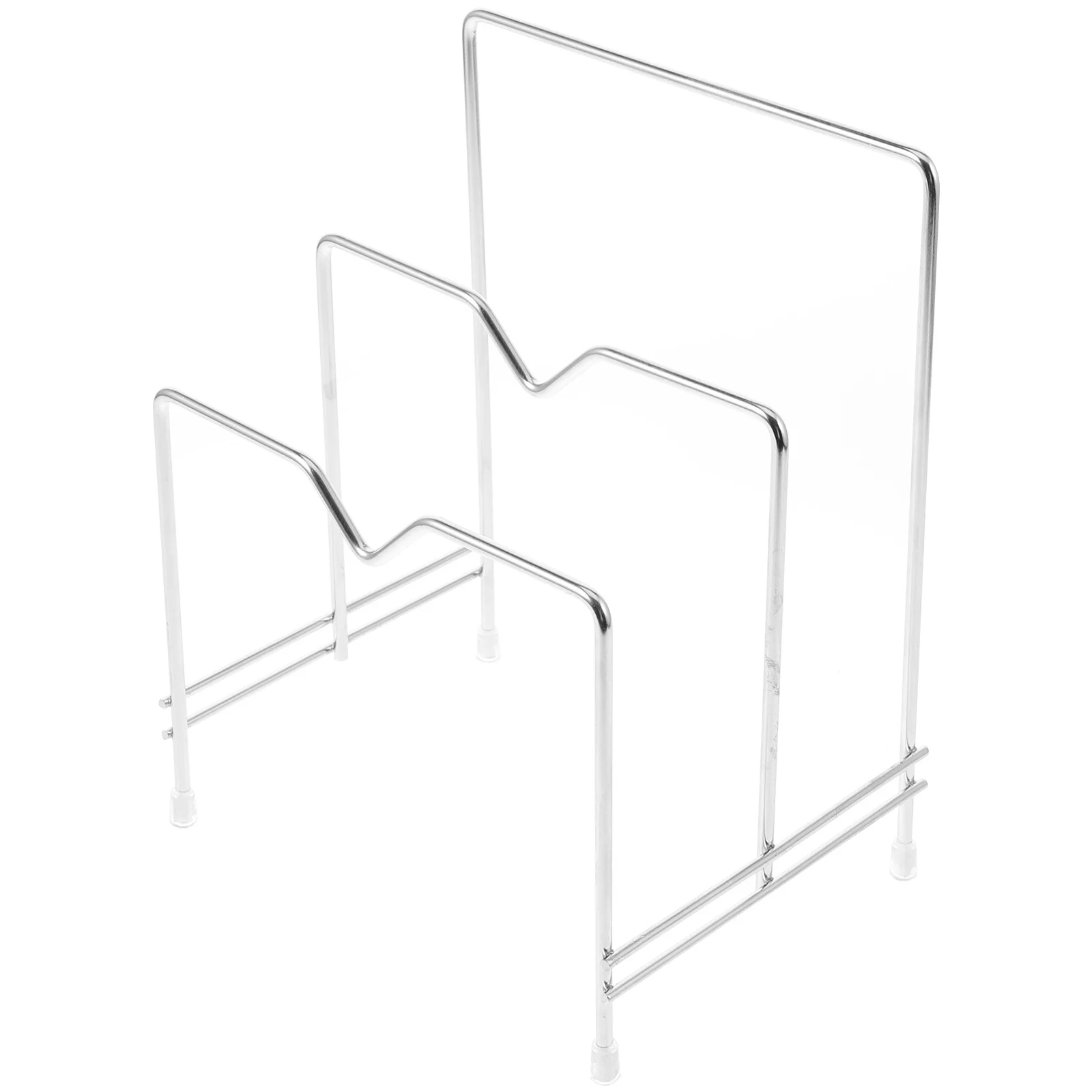 

Cutting Board Rack Organizer Pot Lid Holder Kitchen Storage Stand Chopping Board Holder Countertop Organizer For Cabinet