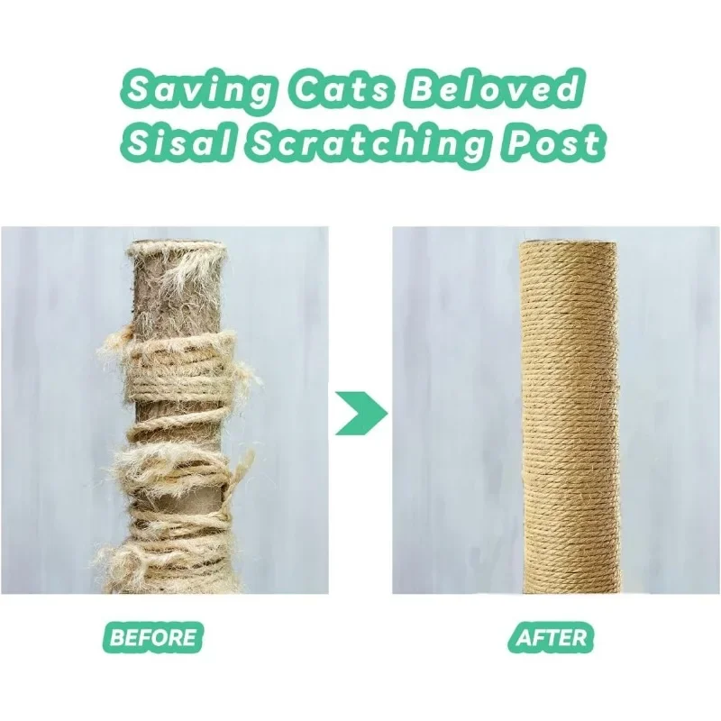 DIY Sisal Cat Scratcher Cat Scratching Post Sisal Rope Cat Scratcher Rope Tree Scratching Furniture Protector Scratching Post