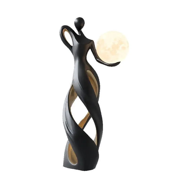

Abstract character ornament night light home living room entrance bedroom bedside ambient light decoration