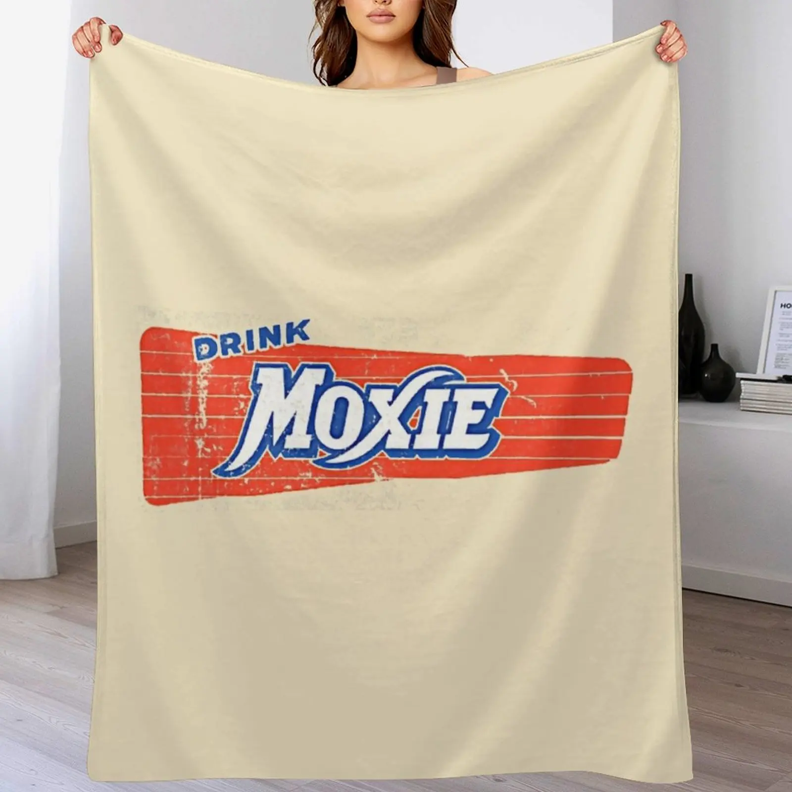 Drink Moxie Throw Blanket