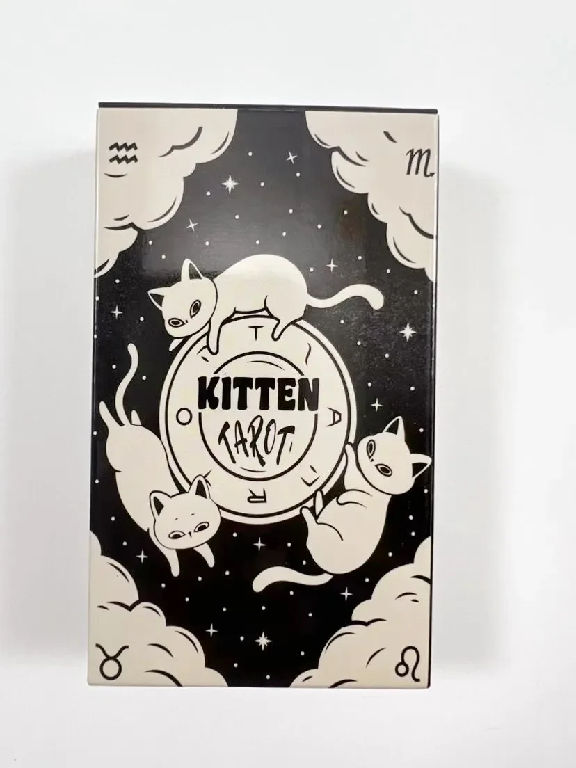 kitten tarot cards A 78 Deck Oracle English Visions Divination Edition Borad Playing Games