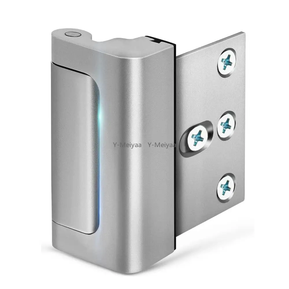 

Home Security Door Reinforcement Lock Child Proof Door Lock with Screws for Inward Swinging Door Security for Your Home