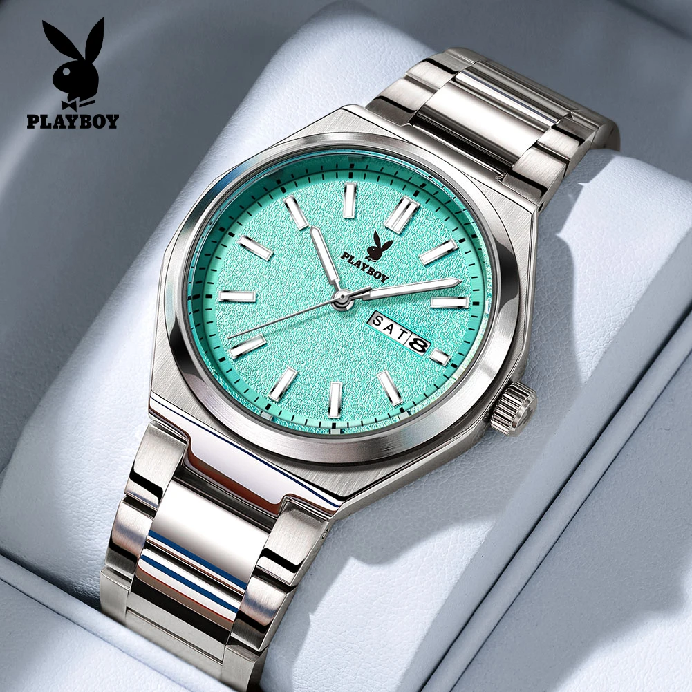 PLAYBOY Men's Luxury Quartz Watch 3110