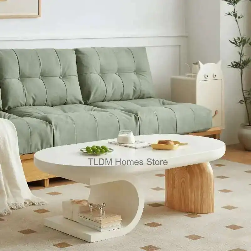 

Unique Fashionable Coffee Table Premium Minimalist Large Nordic Side Table Elegant Aesthetictable Basse Pour Salon Furniture
