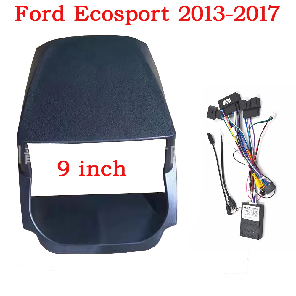 Autoradio 2 Din Car konsola rama Adapter Canbus Box dekoder dla Ford Ecosport 2013-2017 Android Radio Dash montaż zestaw paneli