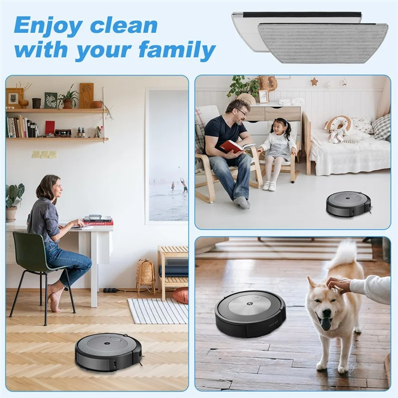 Abkr-almofadas de microfibra substituição mop almofada para tubarão av2800ze, rv2820ye, rv2820ze aspirador de pó recarga acessórios