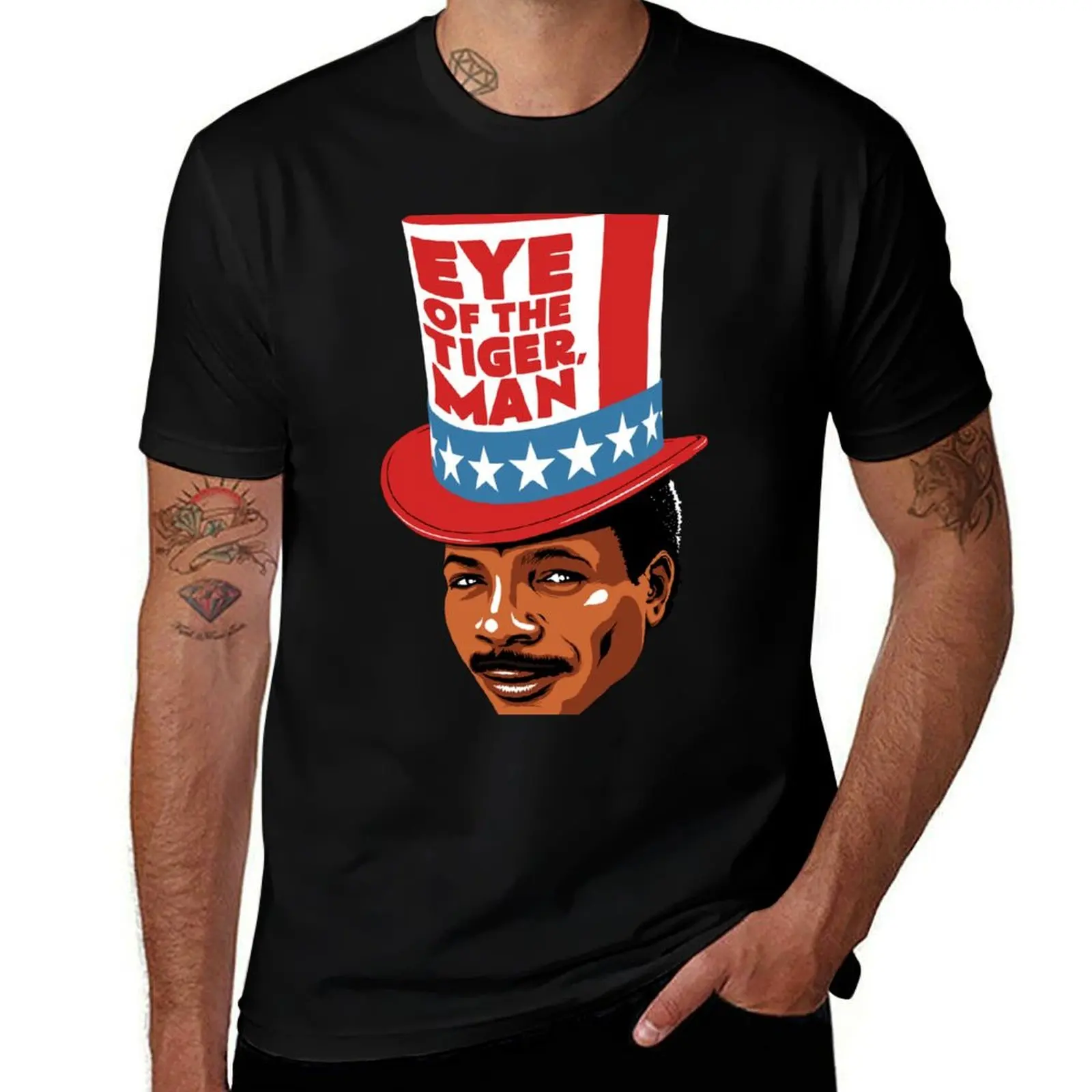 Eye Of The Tiger, Man T-Shirt essential t shirt customs design your own cute clothes mens workout shirts