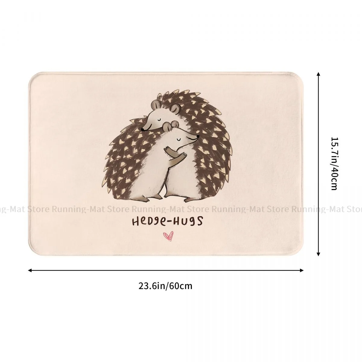 Hedgehogs Cartoon Animal Bath Non-Slip Carpet Special Living Room Mat Welcome Doormat Floor Decoration Rug