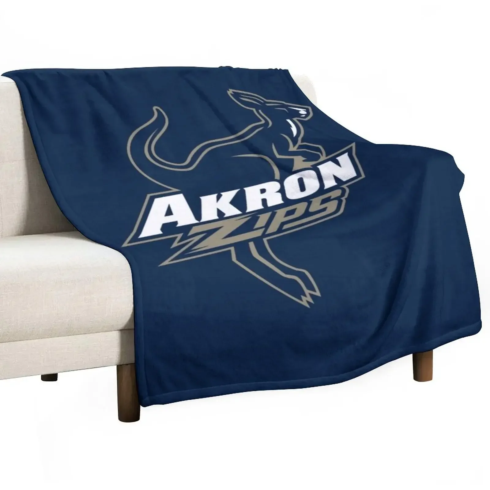 

University of Akron Throw Blanket Blankets For Baby Giant Sofa Flannels Blankets