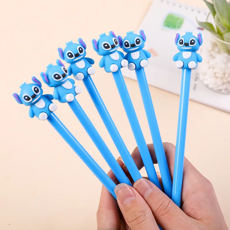 Creative Silicone Stitch Pen – Lilo & Stitch Character Ballpoint Pen, Student Neutral Pen, Back-to-School Gift