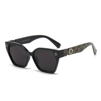 New Fashion Luxury Brand Women Sunglasses For Men Stylish Cateye Female Sun Glasses Trend Shades Glamour Eyewear Jewelry Mask