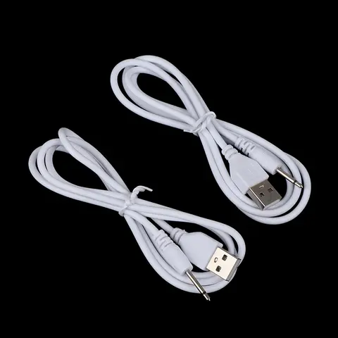 Universal USB Power Supply USB DC 2.5 Vibrator Charger Cable Cord for Rechargeable Adult Sexy Toy Vibrators Massager Accessories